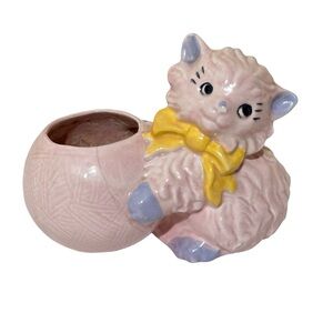 Vintage Cat Planter
